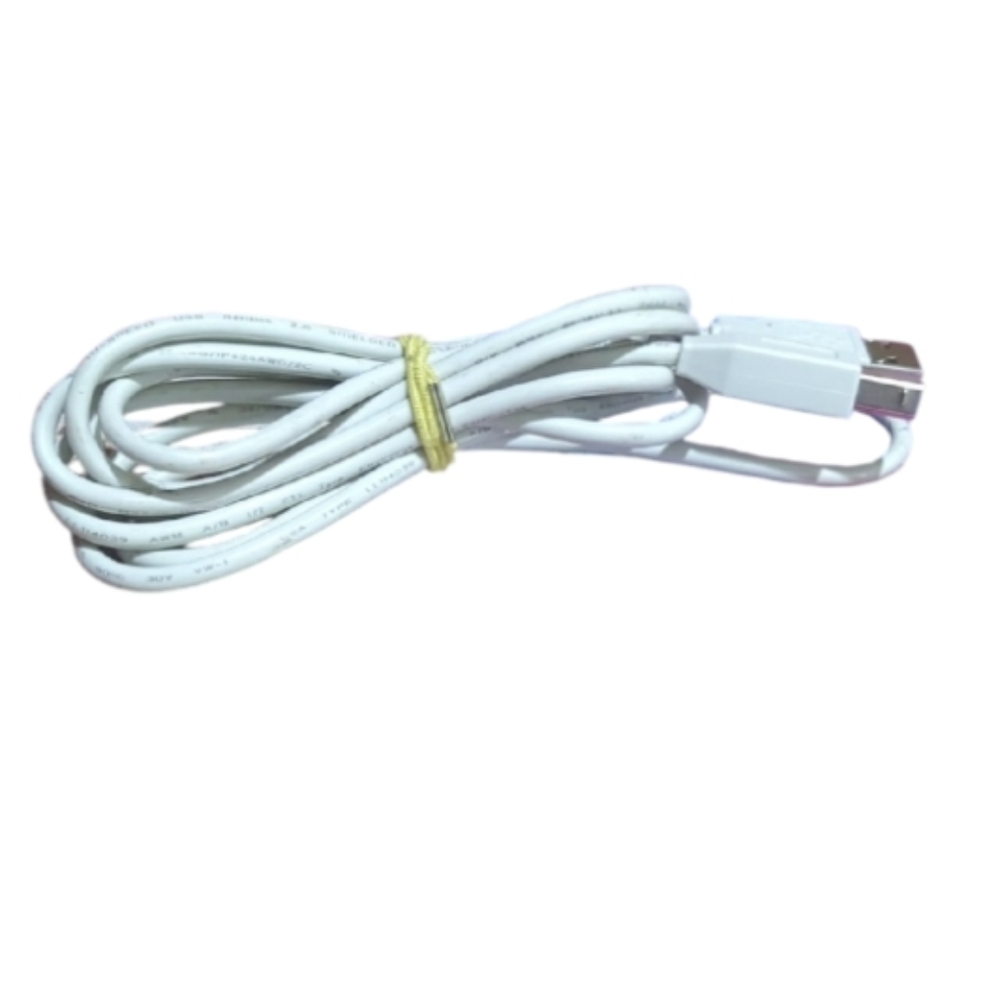 6/$15 White / Beige USB Printer Cable – Reliable & Durable